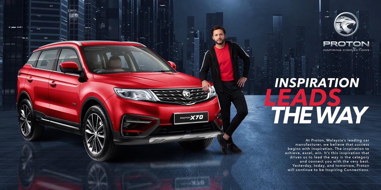 Shahid Afridi Joins Proton Pakistan as Brand Ambassador