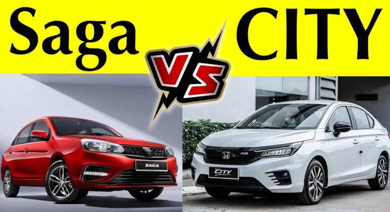 Proton Saga VS Honda City