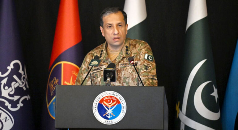 Director General ISPR Lieutenant General Ahmed Sharif Chaudhry