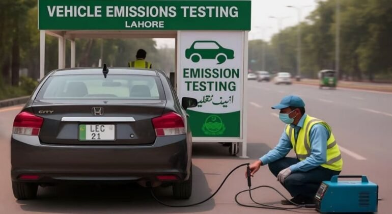 Vehicle Emission Testing Lahore